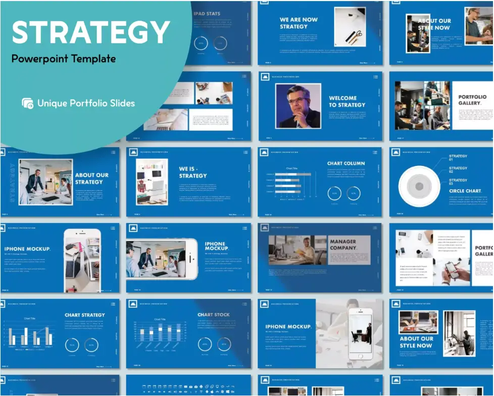 STRATEGY – Business PowerPoint Template PPTX